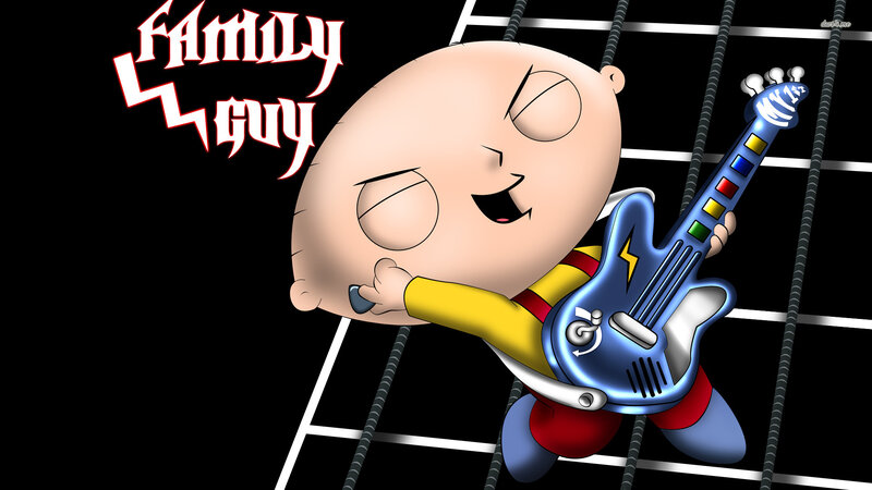 Stewie Griffin Playing Guitar