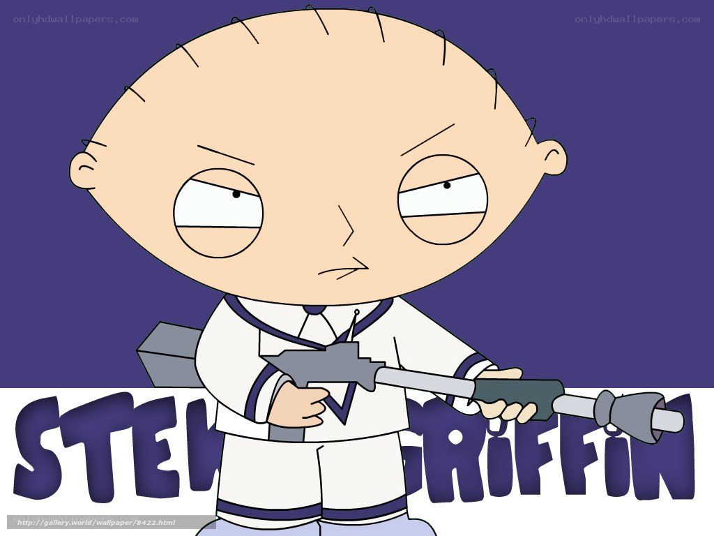 Stewie Griffin with toy gun