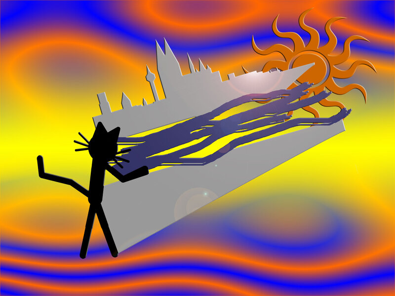 Stick Figure Cat