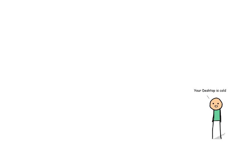 Stick Figure Character — White