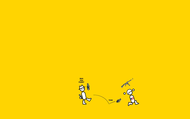 stick figure combat scene