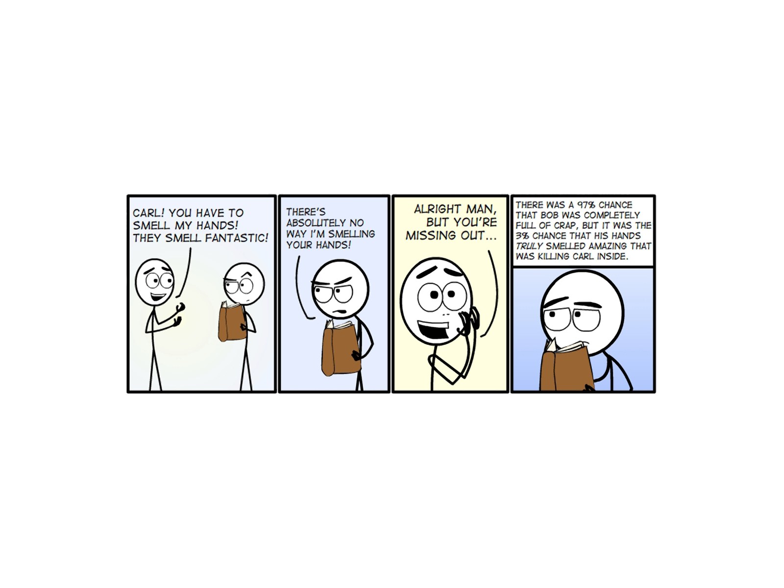 stick figure comic about hand smell