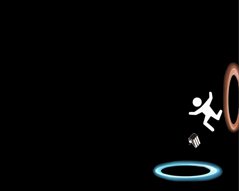 Stick Figure Falling — Black, Dramatic, Illustration