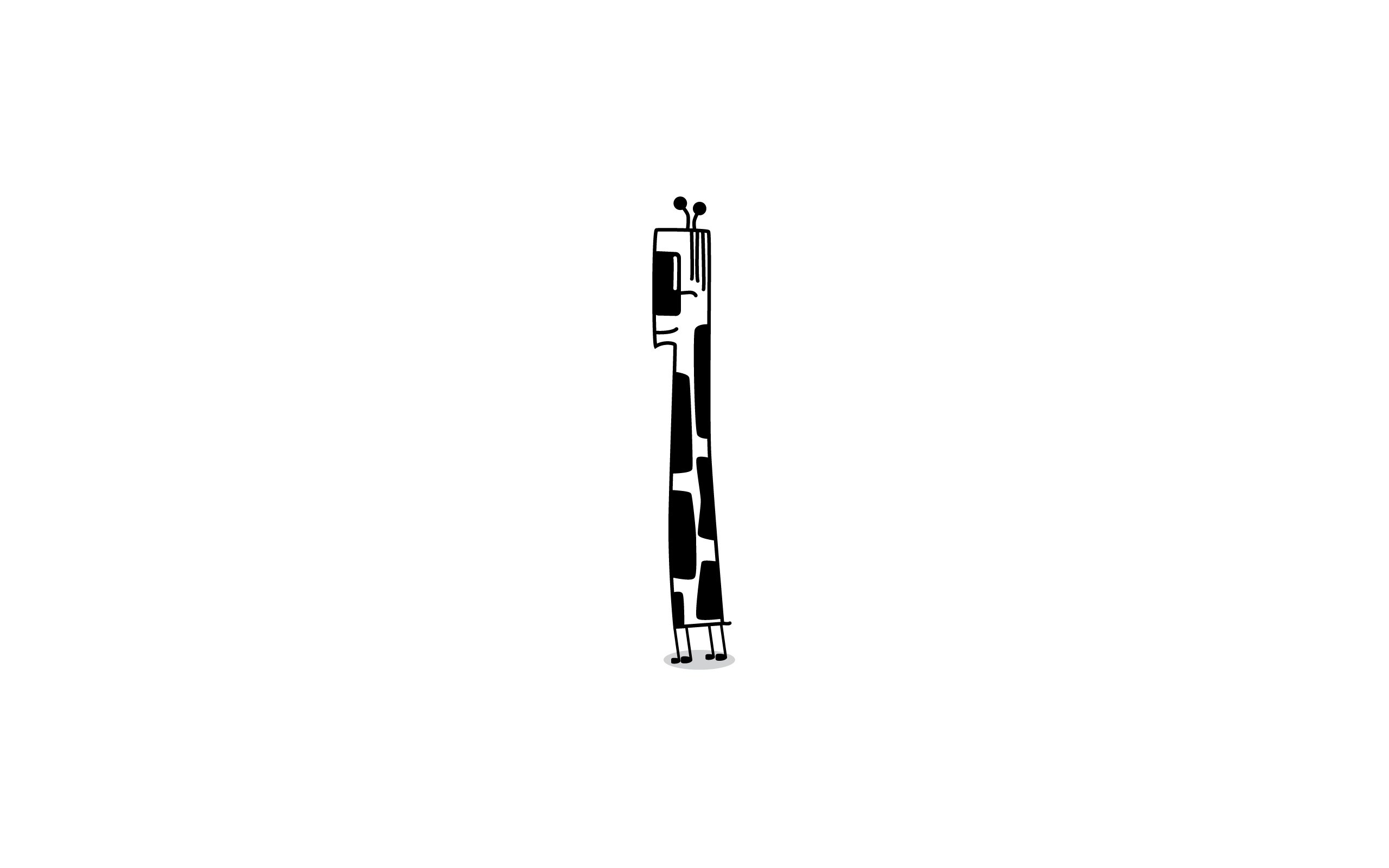 stick figure giraffe drawing