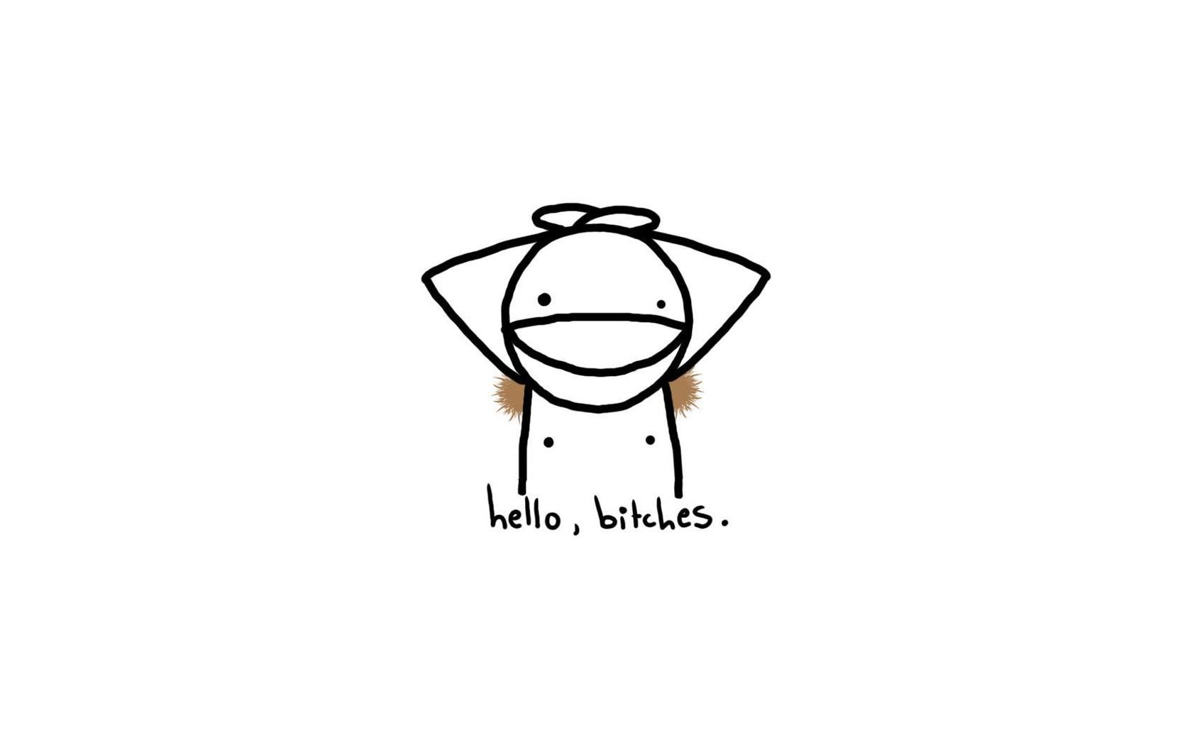 stick figure greeting