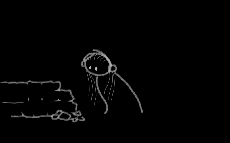 stick figure jellyfish drawing