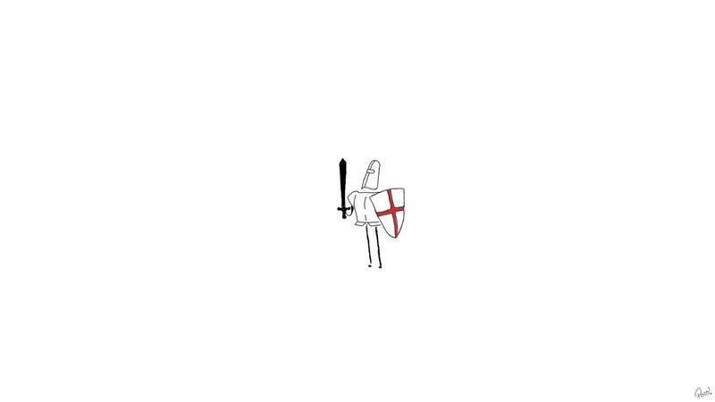 stick figure knight