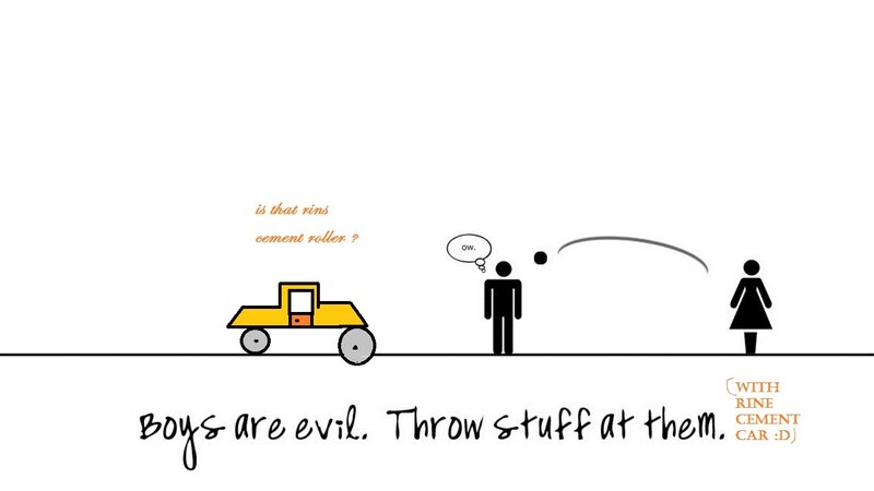 Stick Figure Man and Woman