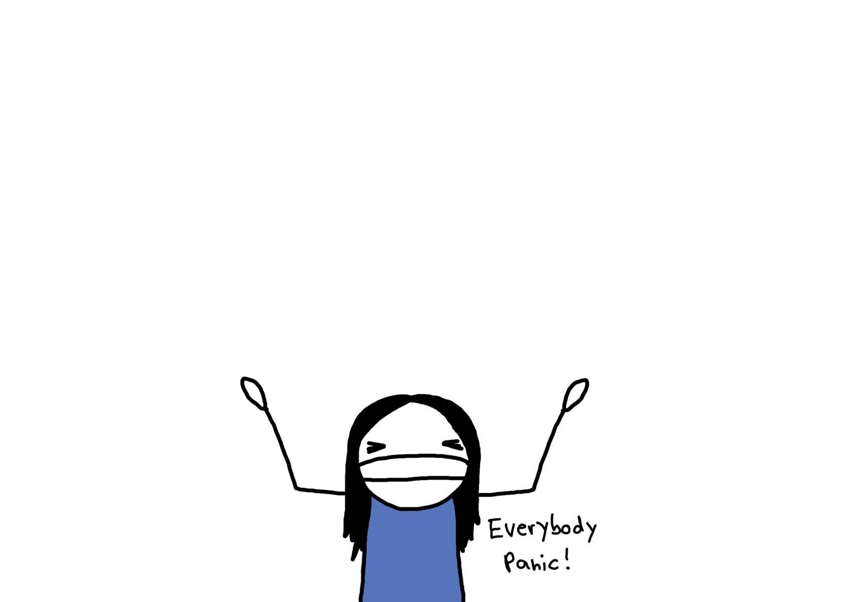 stick figure panic