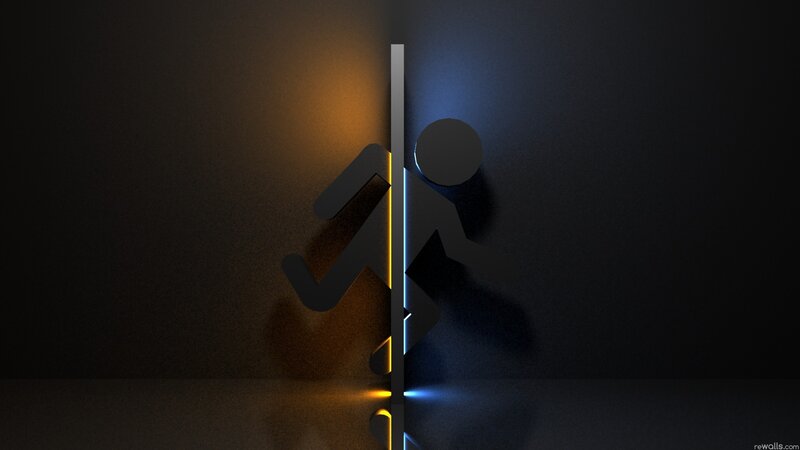 Stick Figure Running — Black, Dramatic
