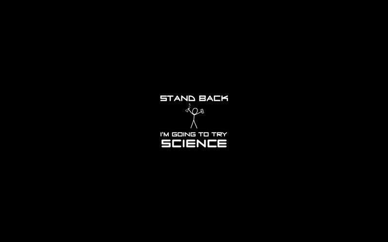 stick figure science quote
