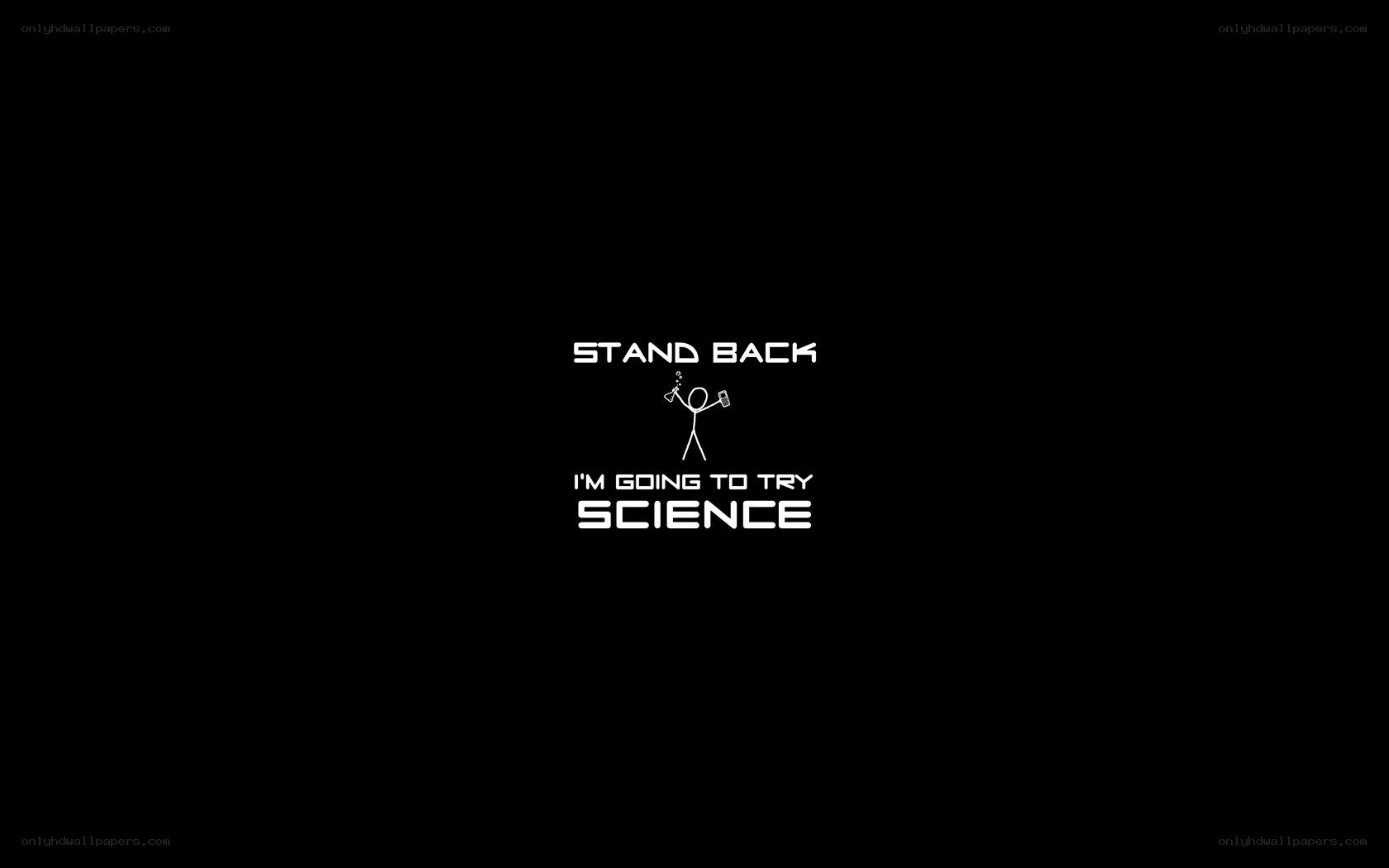 stick figure science quote