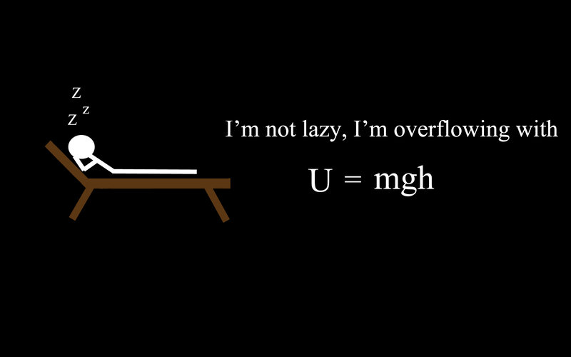 stick figure sleeping on lounge chair