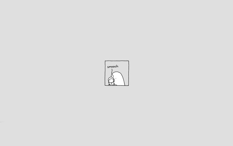stick figure smooch