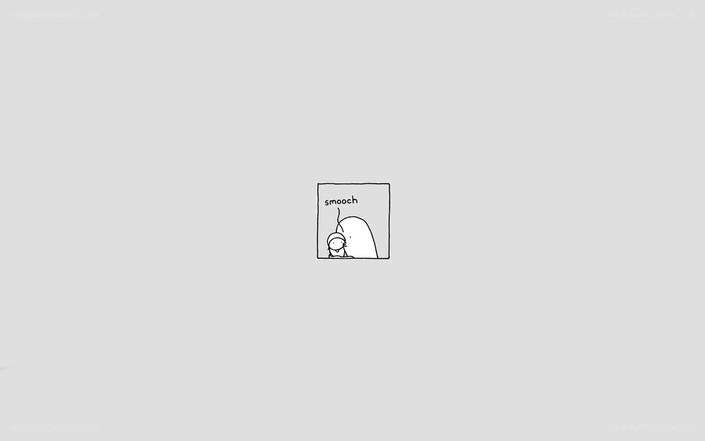 stick figure smooch