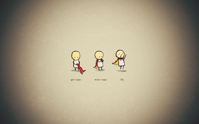 Stick Figure Superhero