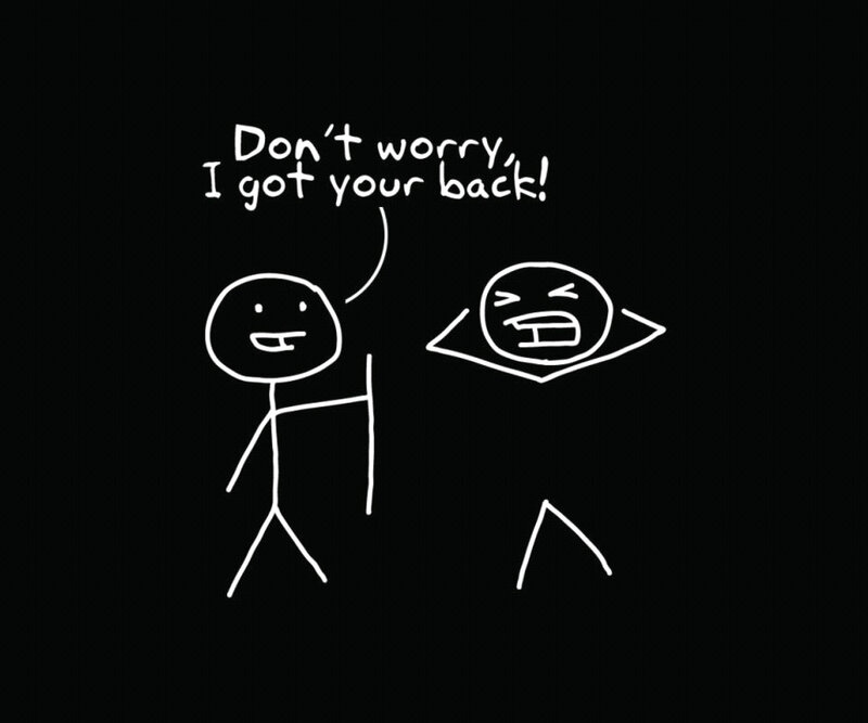 Stick figure support