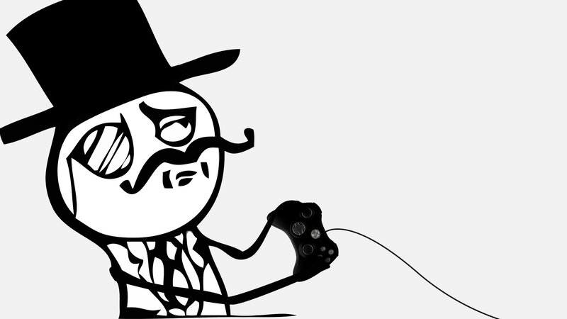 stick figure with controller