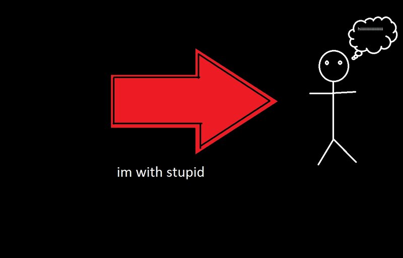 Stick Figure with Thought Bubble