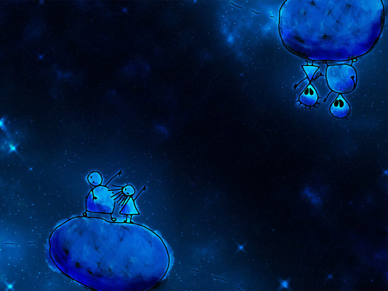 Stick Figures in Space