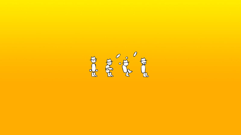 stick figures juggling