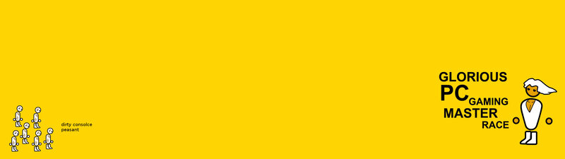 Stick Figures on Yellow