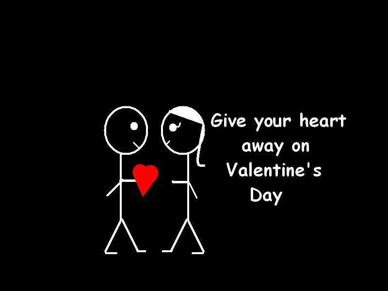 Stick Figures with Heart