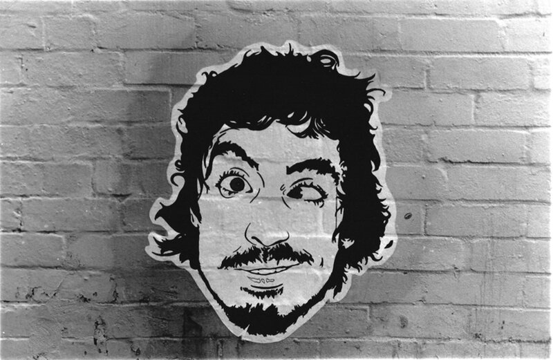 Sticker of Man's Face