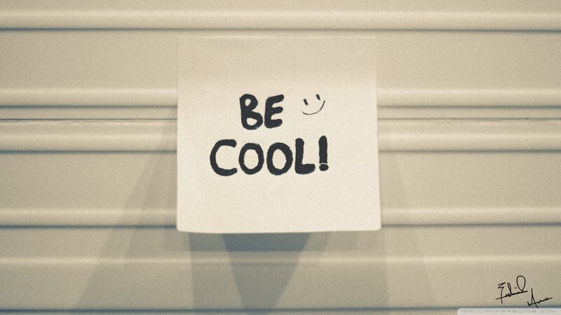 Sticky Note on Wall — White, Calm