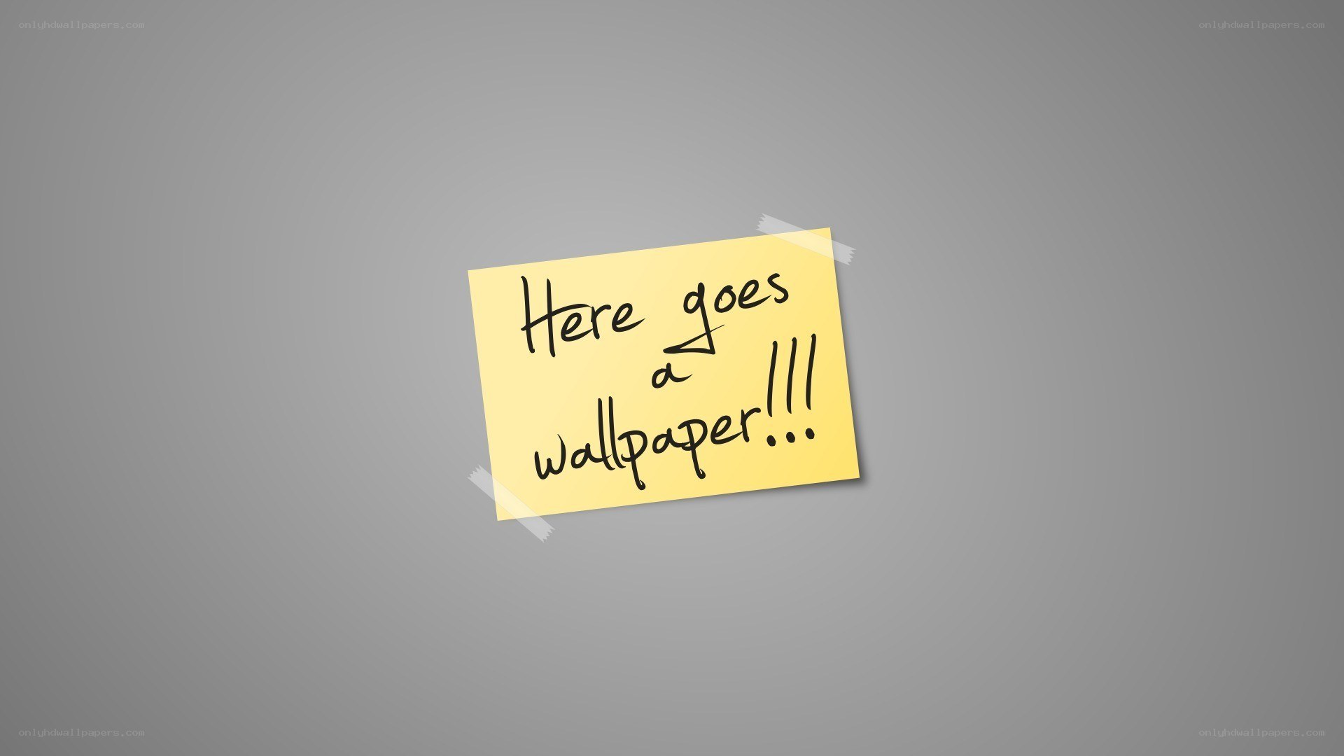 sticky note with handwritten text