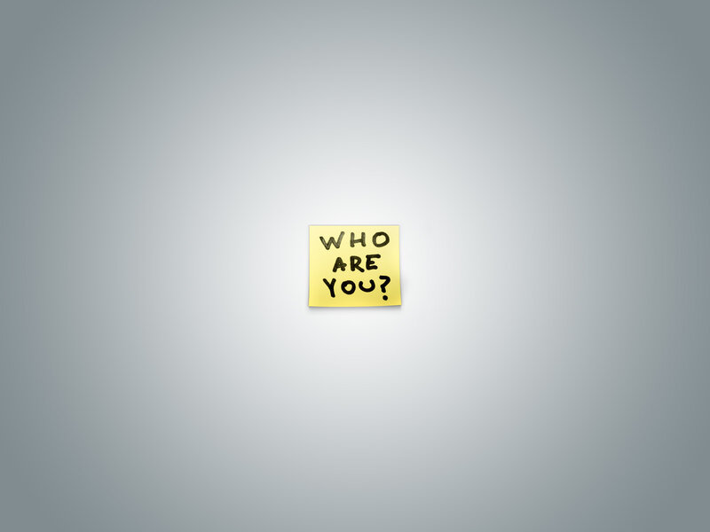 sticky note with question