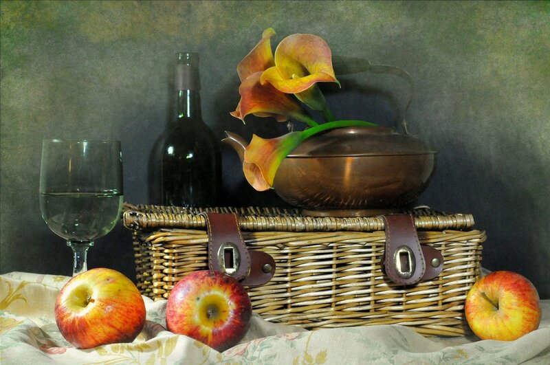Still Life with Apples — Brown