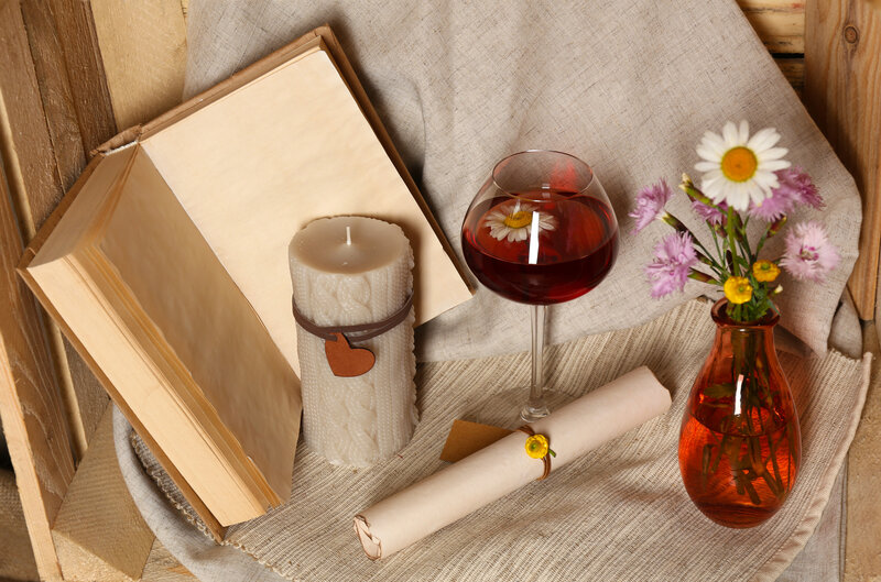 Still Life with Book and Candle