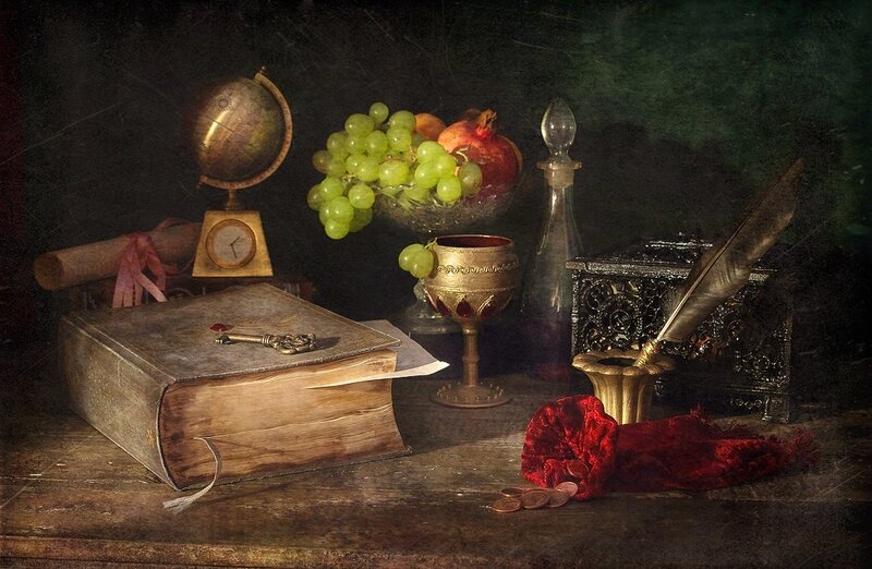 Still Life with Book and Objects