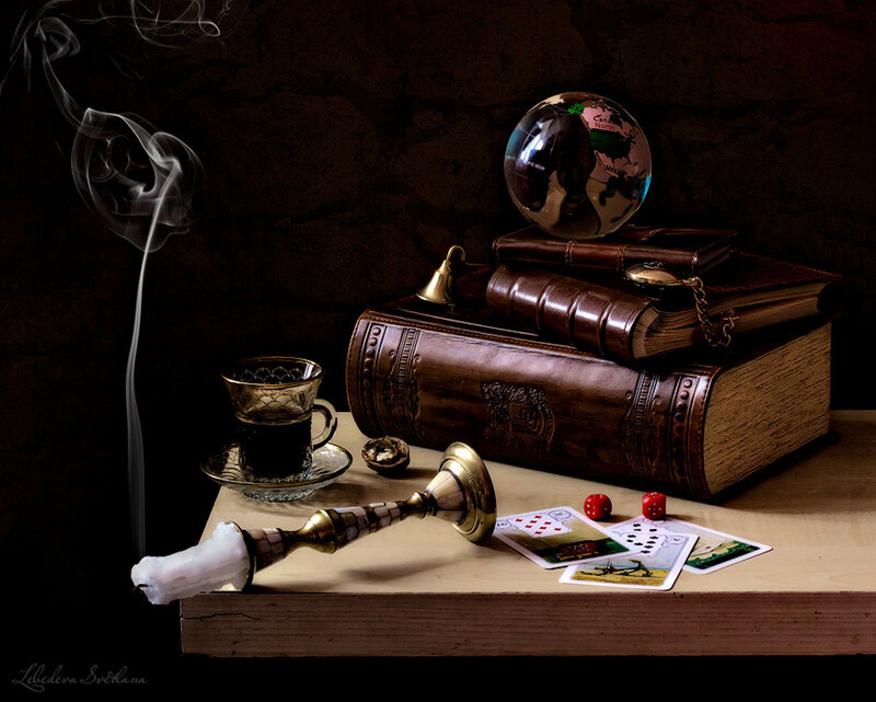 Still Life with Books and Cards