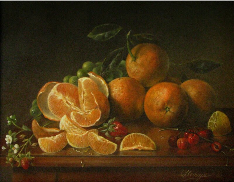 Still Life with Citrus Fruits — Orange