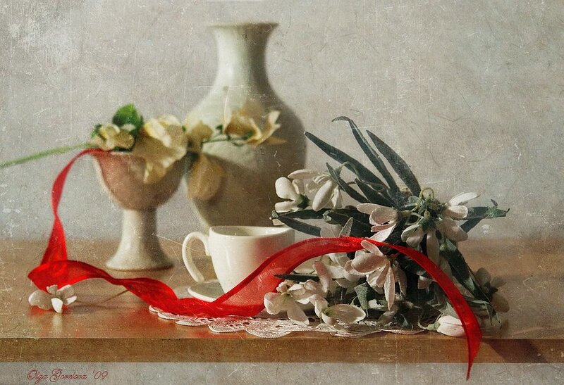 Still Life with Flowers and Cup