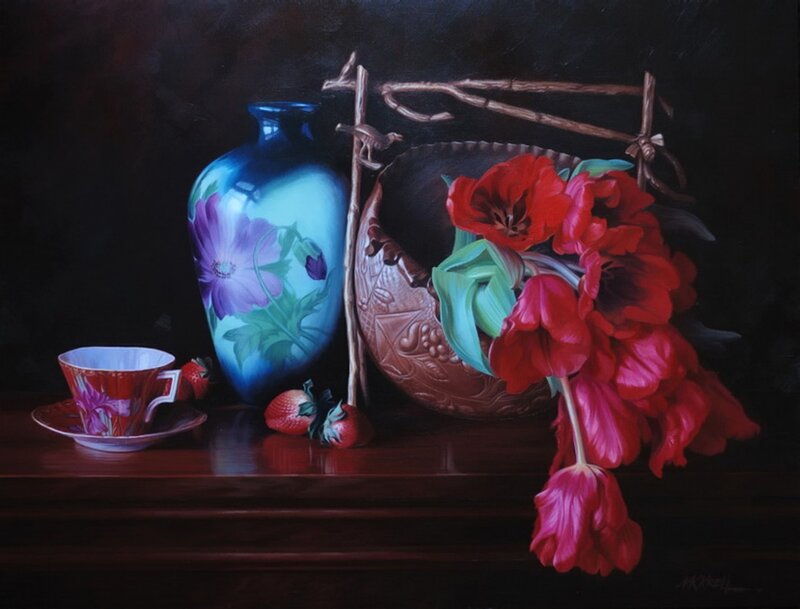 Still Life with Flowers and Vase