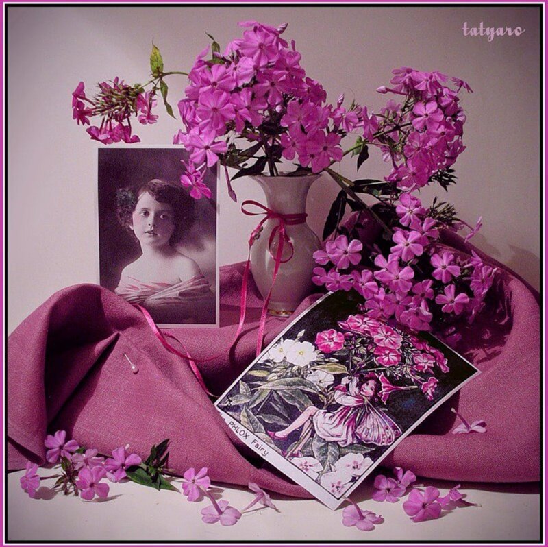 Still Life with Flowers — Purple