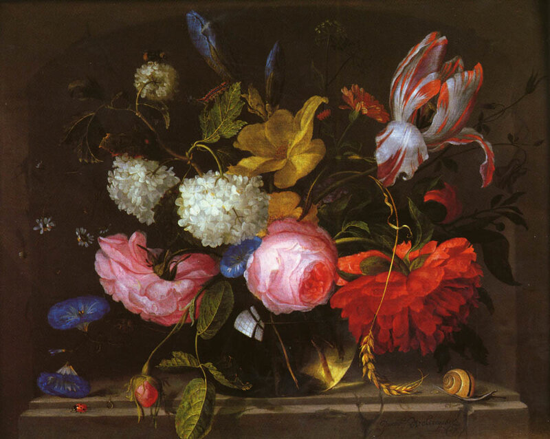 Still Life with Flowers — Red