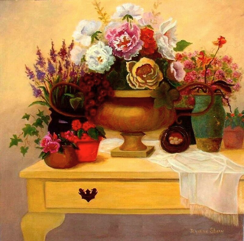 Still Life with Flowers — Yellow