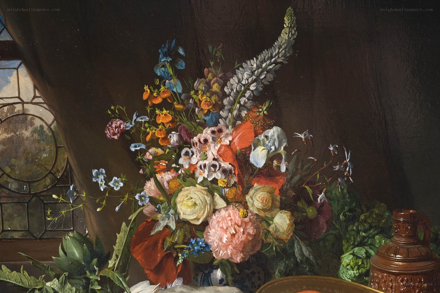 Still life with flowers