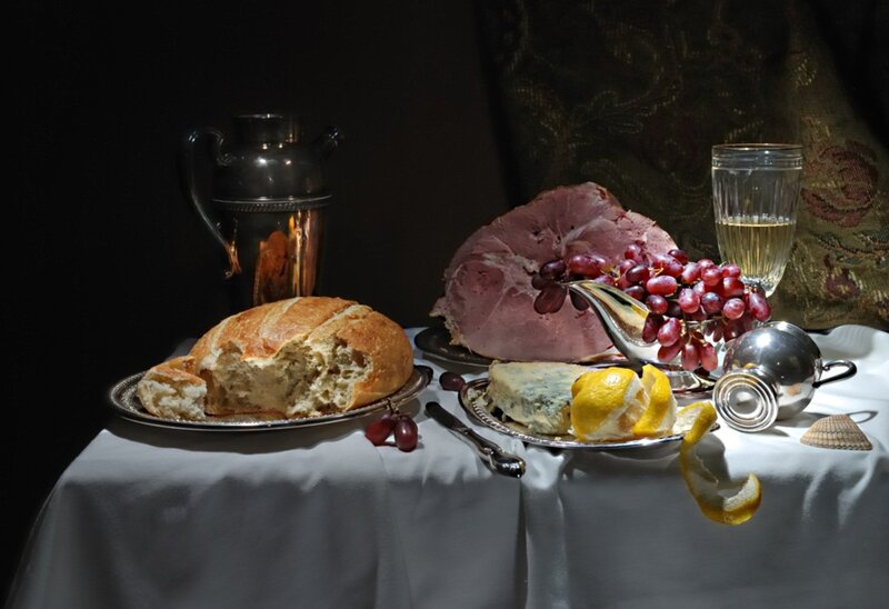 Still Life with Food — White
