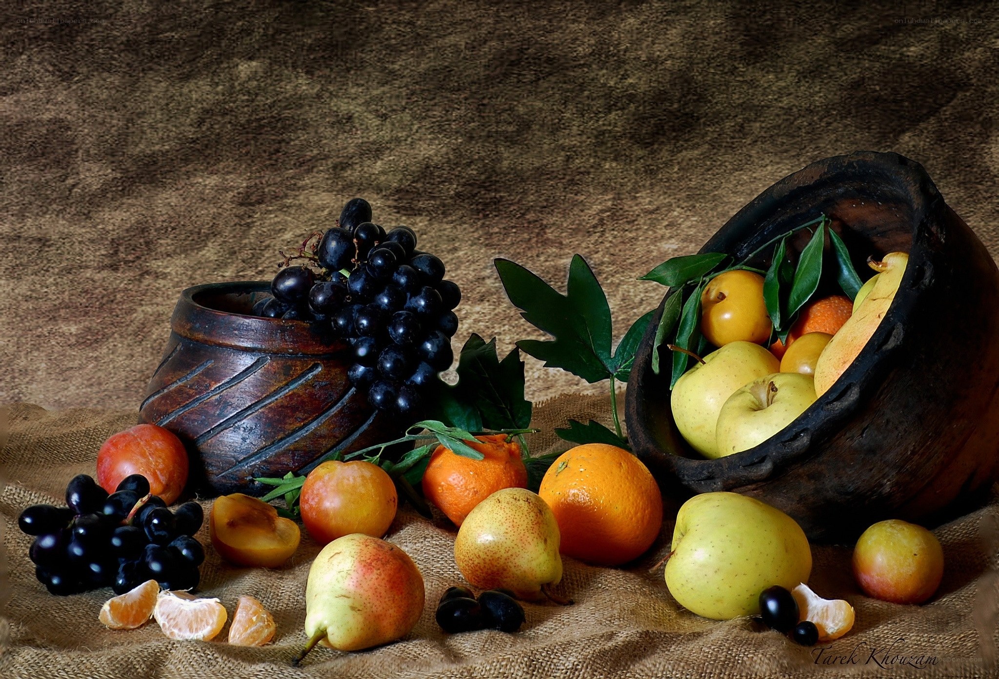 Still life with fruit
