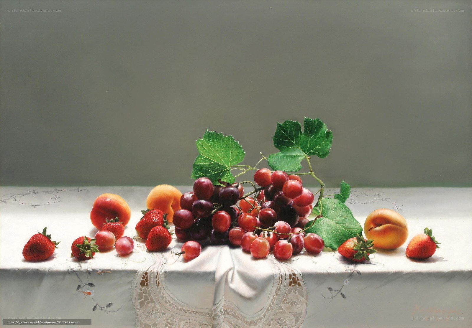 Still life with fruit