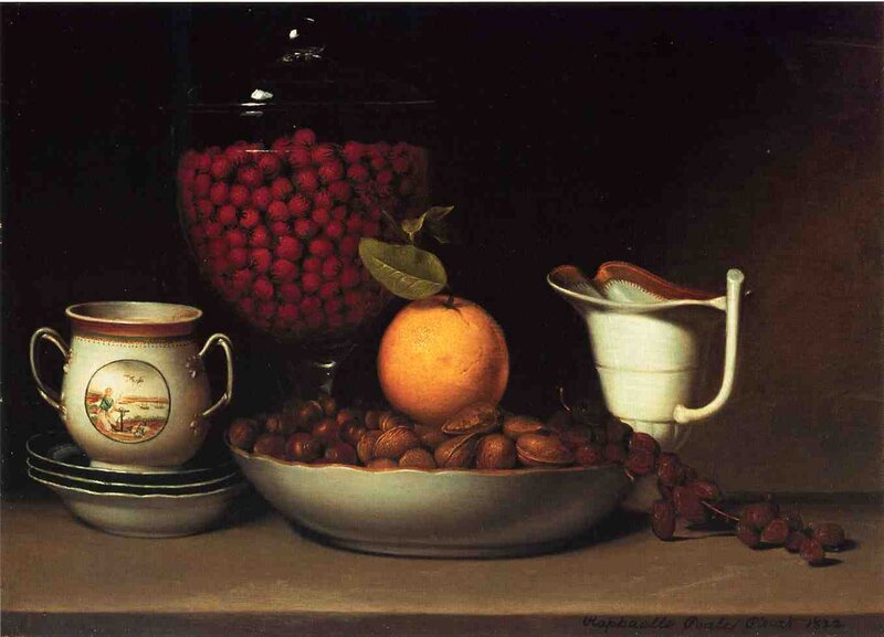 Still Life with Fruit and Ceramics