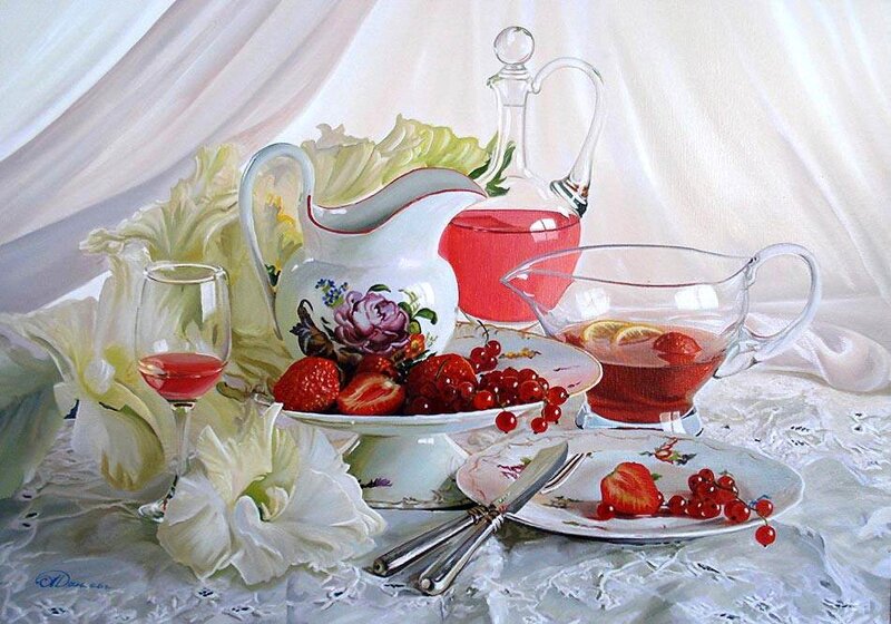 Still Life with Fruit and Drink