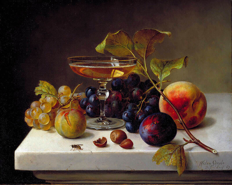 Still Life with Fruit and Glass