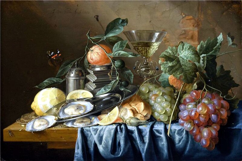 Still Life with Fruit and Oysters