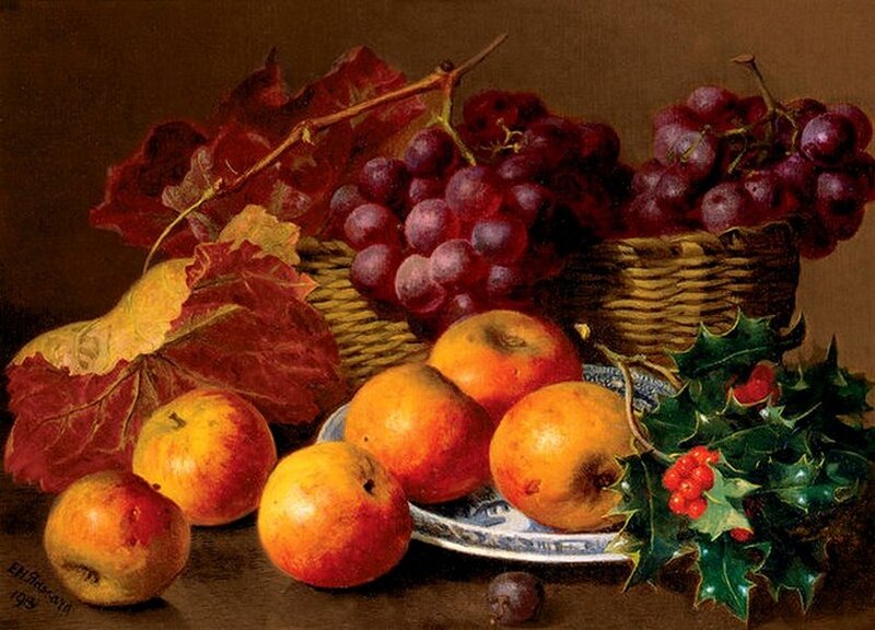 Still Life with Fruit — Brown, Calm
